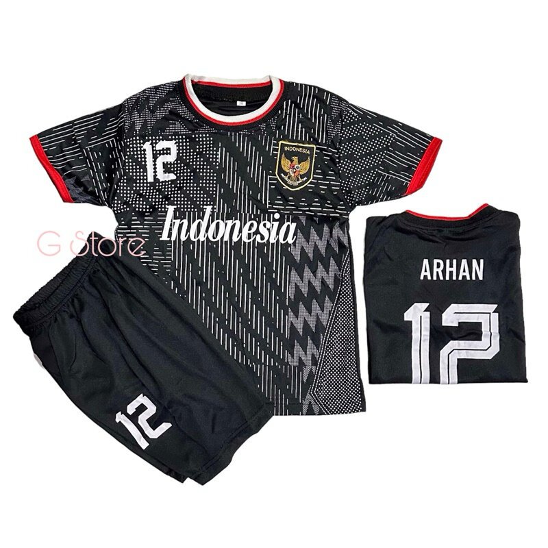 Jersey anak timnas indonesia terbaru 2024 / Jersey sepak bola / pakaian olahraga anak