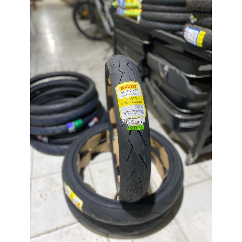 ￼BAN PIRELLI DRC 90/80 ring 17 Ban Pirelli Diablo Rosso Corsa II 90/80-17 Tubeless Soft Compound