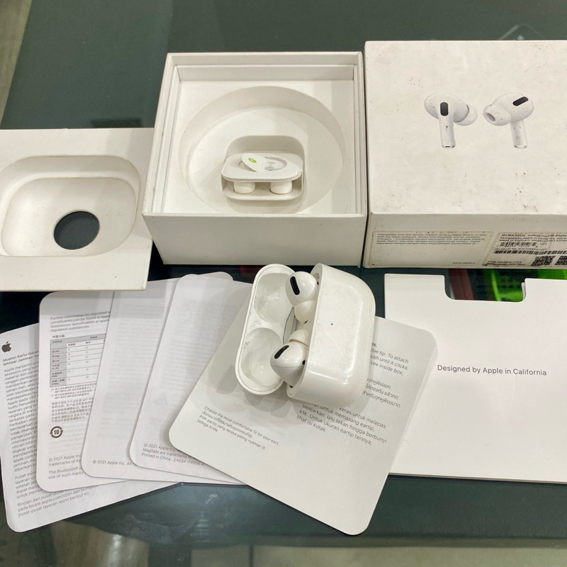 apple airpods pro gen 1 original fullset resmi no kw mirror