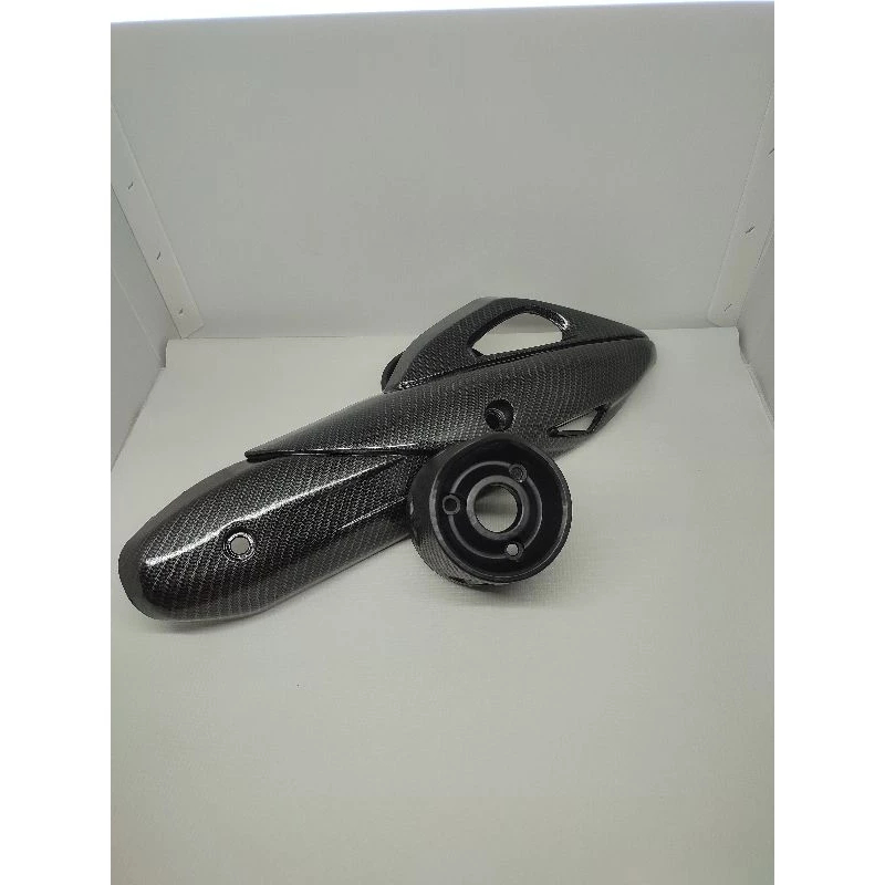 Paketan pcx 2in1 cover tutup knalpot pcx 150 karbon dan corong knalpot pcx 150 karbon