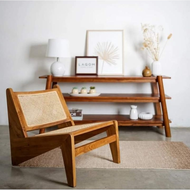 KURSI TERAS KAYU JATI MIX ROTAN | KURSI TERAS ROTAN KLASIK MODERN | KURSI ROTAN KAYU JATI ANYAMAN RO