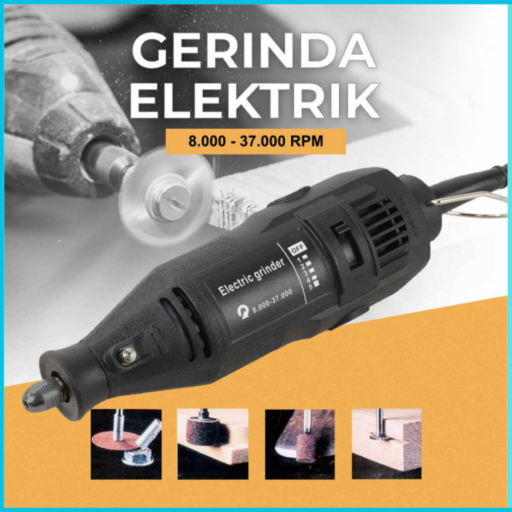 COD Cepat Gerinda Potong Mini Elektrik Mini 8000-37000 RPM / Grinder Bor mini / Ukir kayu plastik lo