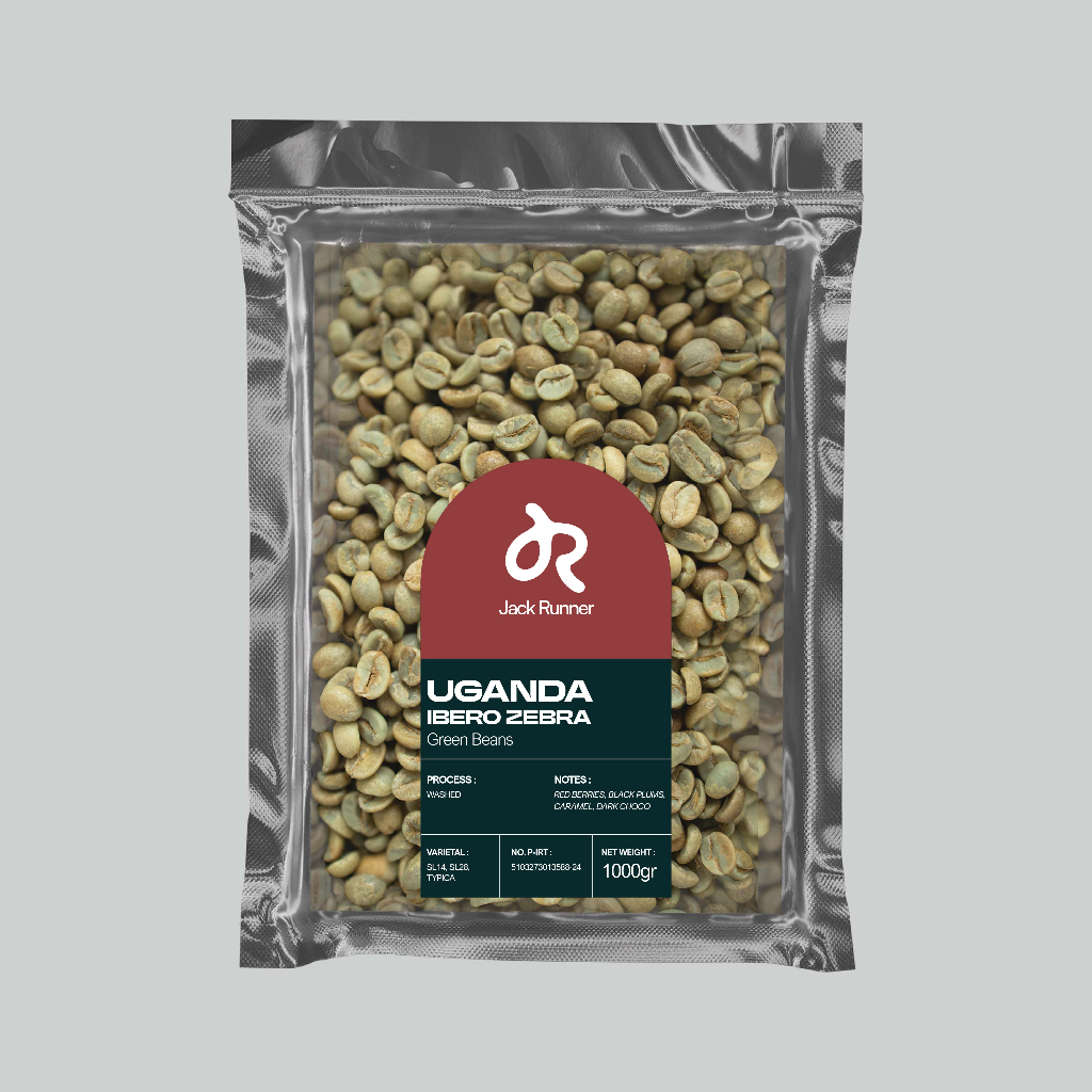 

UGANDA IBERO ZEBRA WASHED GREEN BEANS COFFEE