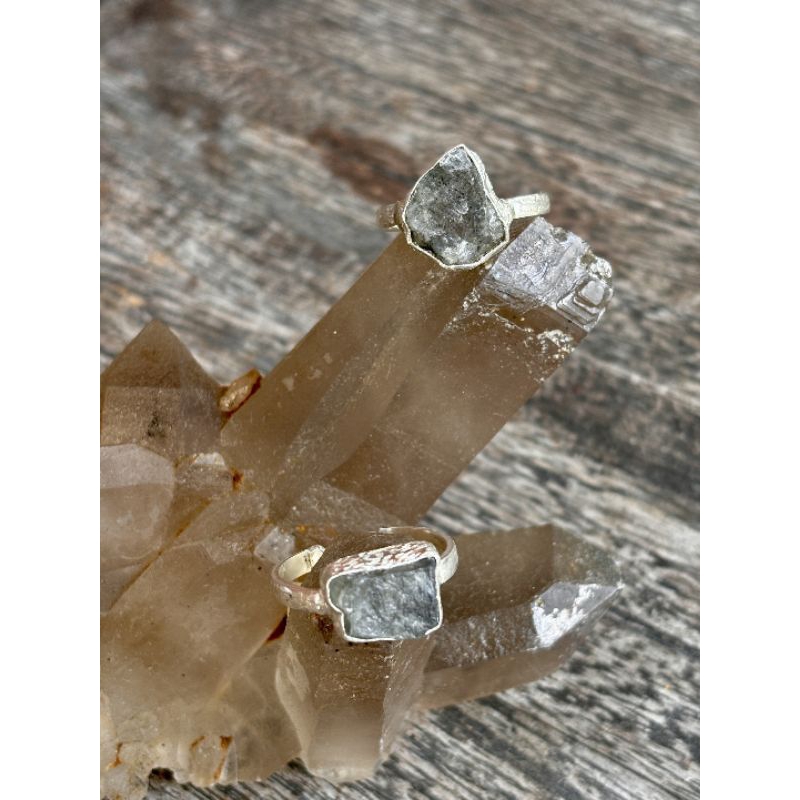 cincin wanita perak kristal labradorite | Cincin Batu Alam | Cincin Mewah | Pendant | Necklace