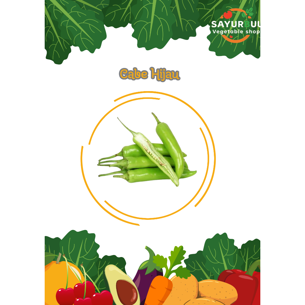 

SAYURBUU Bumbu Dapur Cabe Hijau - Rempah Rempah