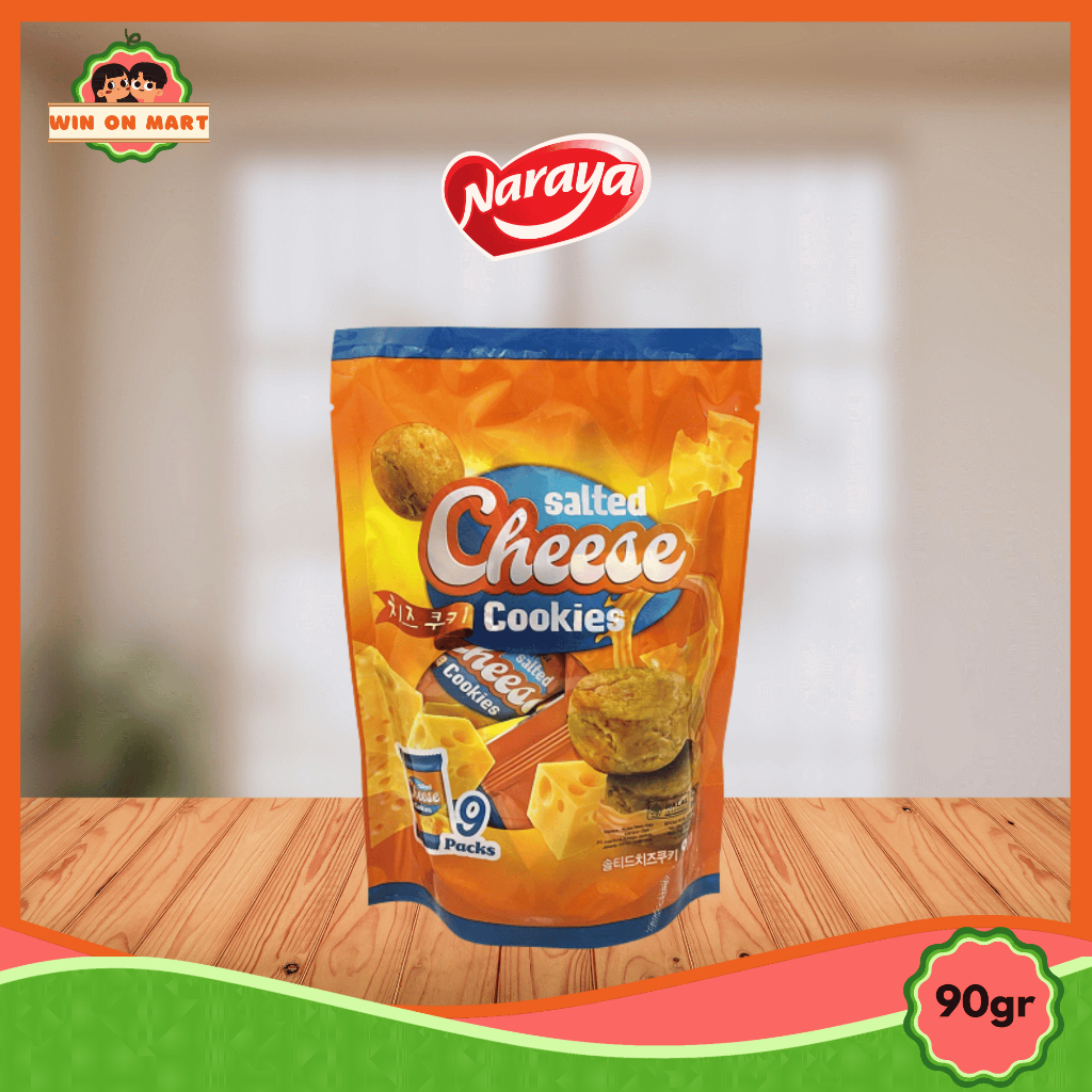 

Cookies | Naraya Cookies Salted Cheese 90gr | Cookies Keju Asin