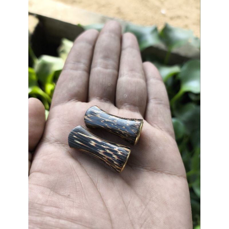 once pipa kayu liwung mini mungil 3cm pipa unik