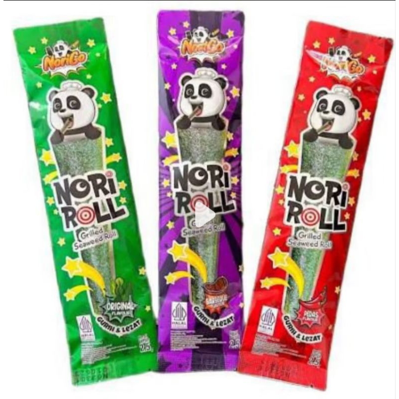 

Nori Time Roll Grilled Seaweed Rumput Laut 1 Box isi 12 PCS