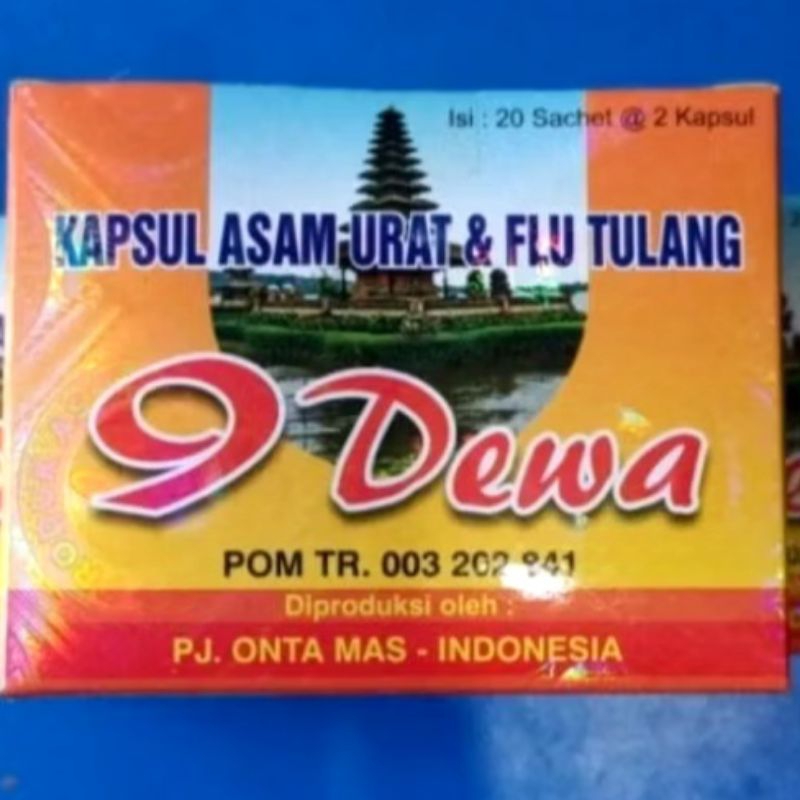 KAPSUL ASAM URAT & FLU TULANG 9 DEWA