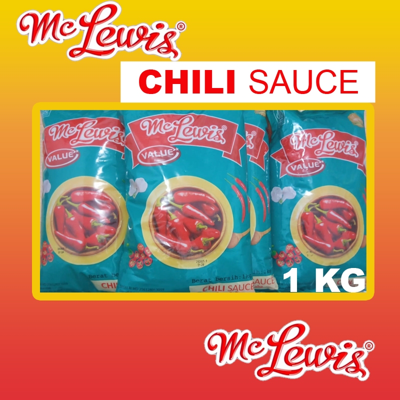 

Bogor Mclewis Saos Chili ukuran 1Kilo bisa beli satuan atau dusan