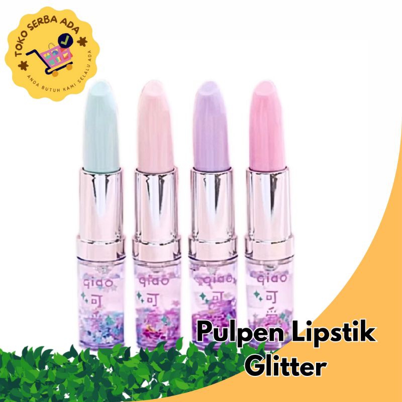 

Pulpen Lipstik Glitter - Pulpen Bentuk Lipstik - Pulpen Lipstik Murah
