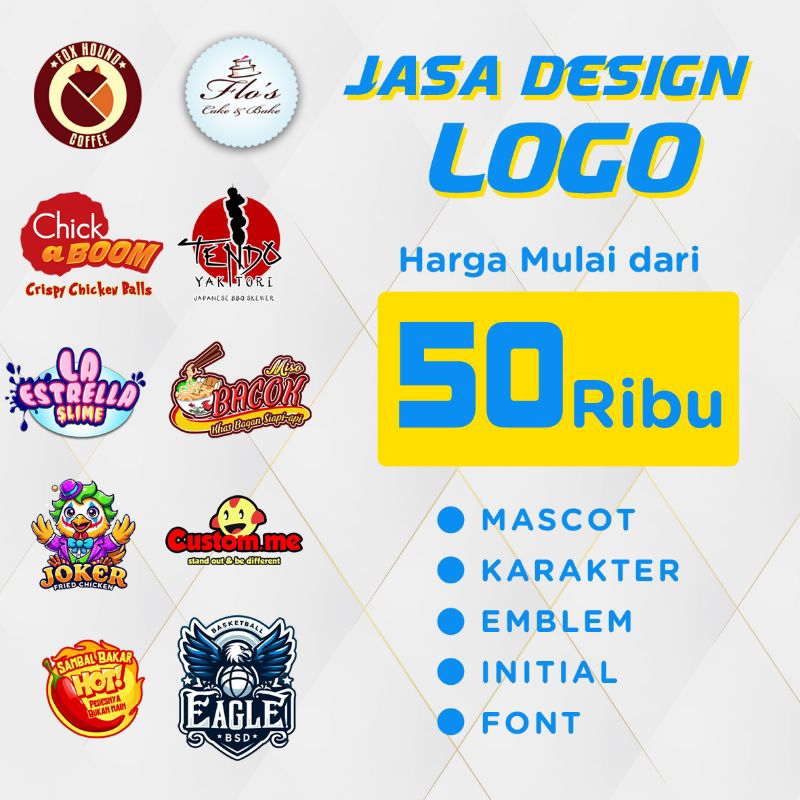 Jasa design Logo, murah & profesional