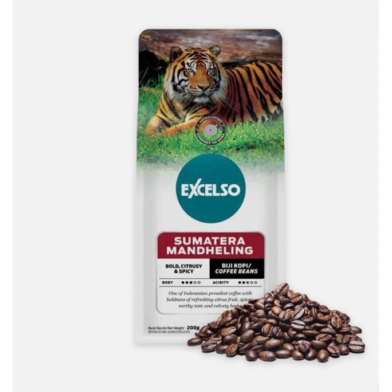 

Excelso Sumatera Mandheling Powder & Beans 200gr
