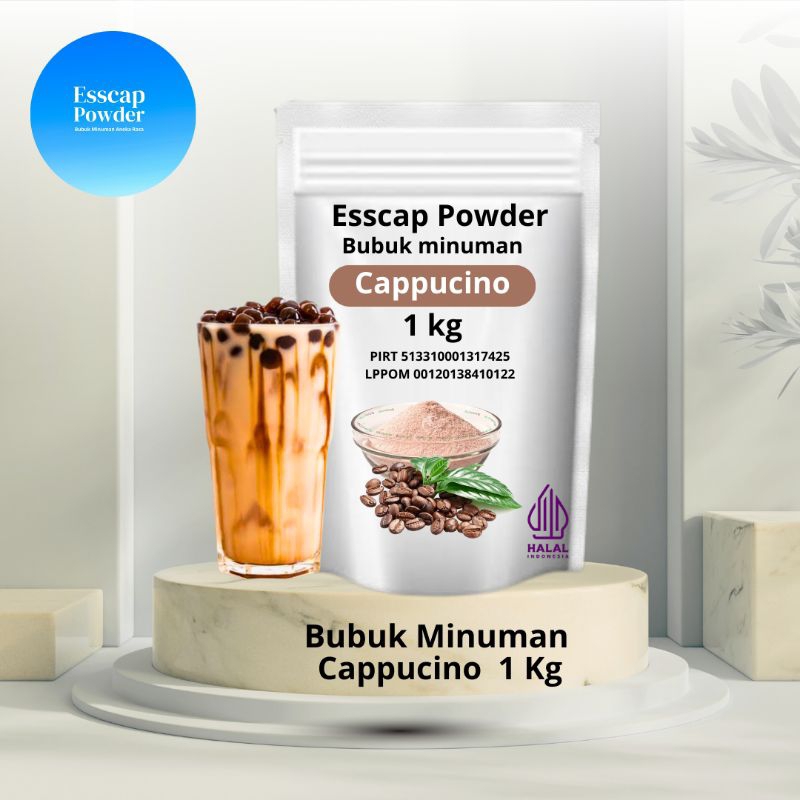 

Bubuk Minuman Cappuccino 1kg – Minuman Instan Kopi Creamy dan Lezat - Drinks powder