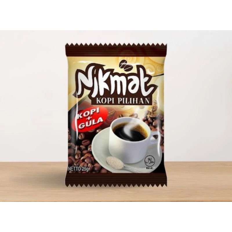 

kopi nikmat duo (kopi+gula) 1pack isi 20sachet