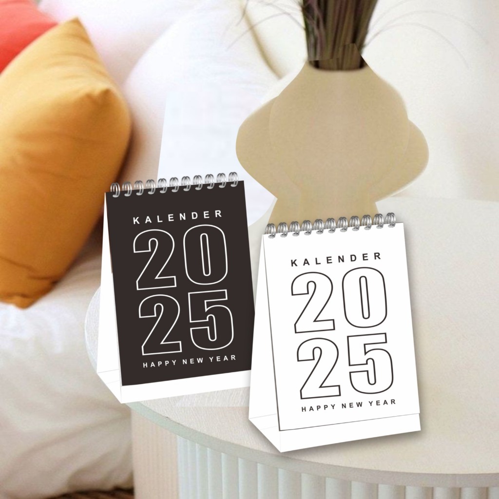 

Kalender 2025 / Kalender Meja Ukuran A6 / Kalender Duduk / Kalender 2025 Aesthetic / Sovenir Unik
