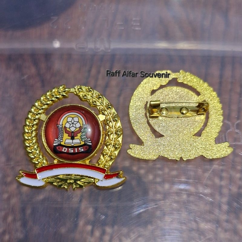 PIN OSIS SMA MODEL PIN PADI KAPAS - LENCANA OSIS SMA