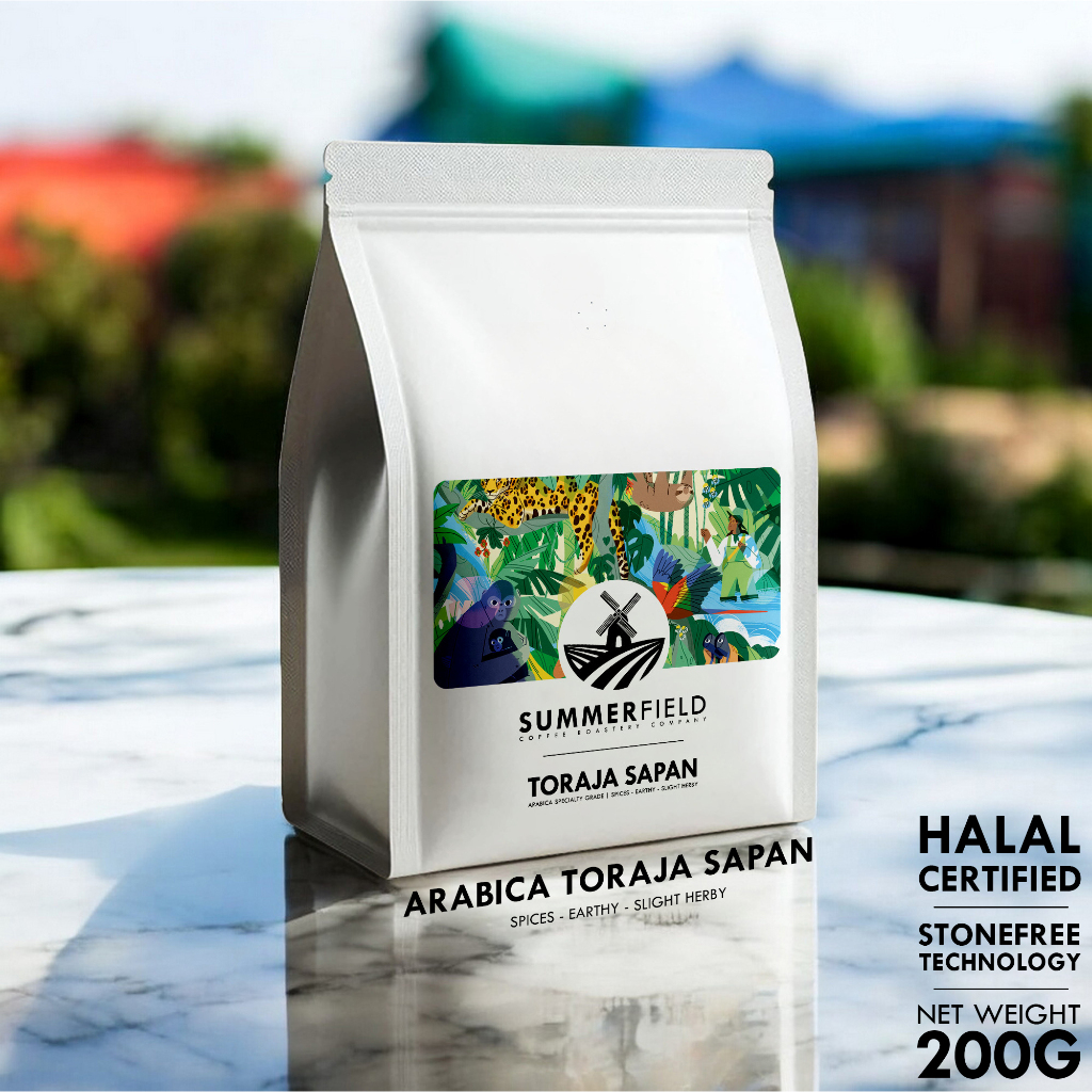 

Kopi Arabika Toraja 200g (Biji/Bubuk) Summerfield Specialty Grade