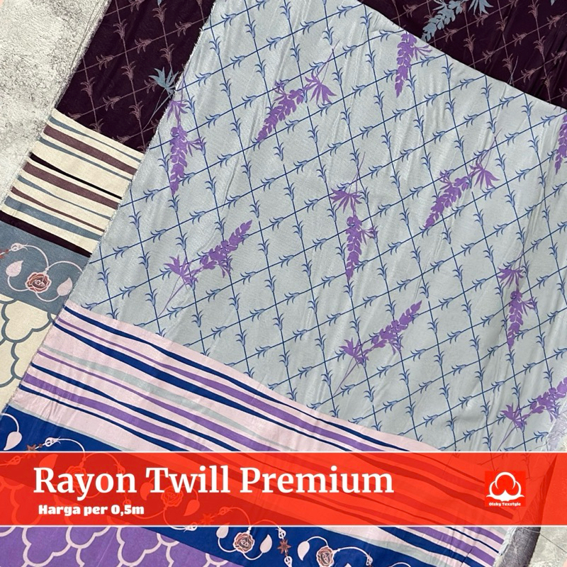 Kain Rayon Twill Premium Motif TLP 01