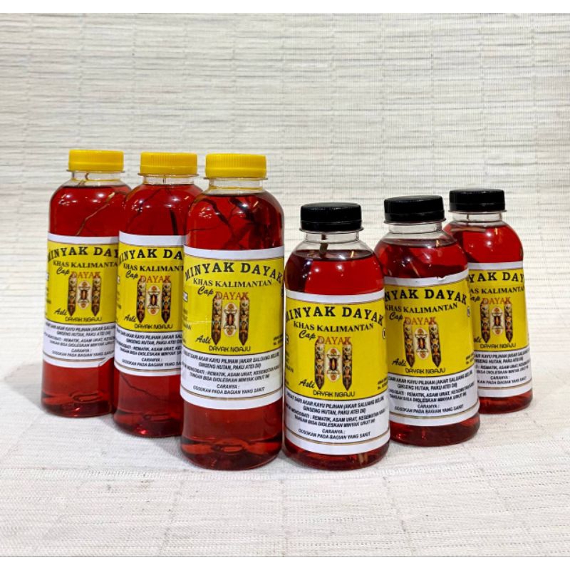 Minyak Urut Dayak Ramuan herbal Dayak / minyak gosok kalimantan