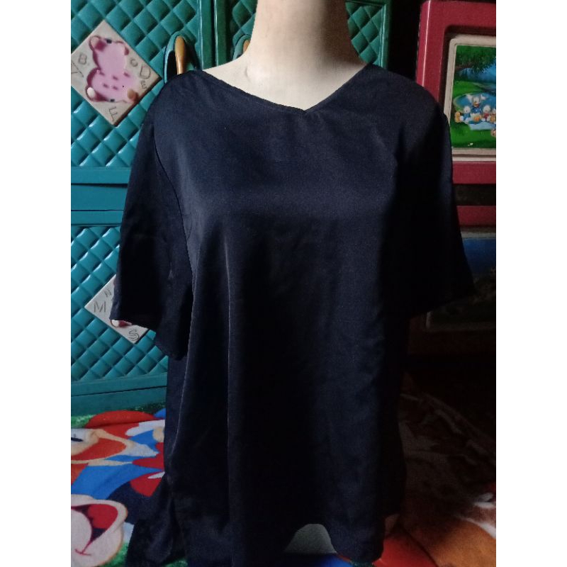 blouse hitam  blouse hitam