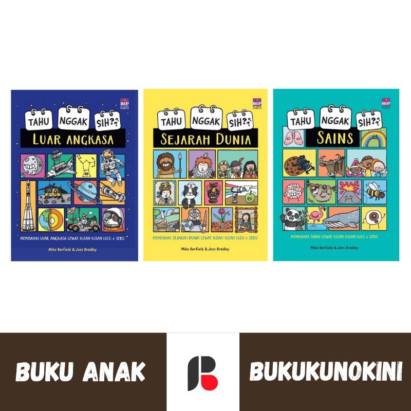 (Original, Segel) Buku Anak - Seri Tahu Nggak Sih? Luar Angkasa; Sains; Sejarah Dunia - Mike Barfiel