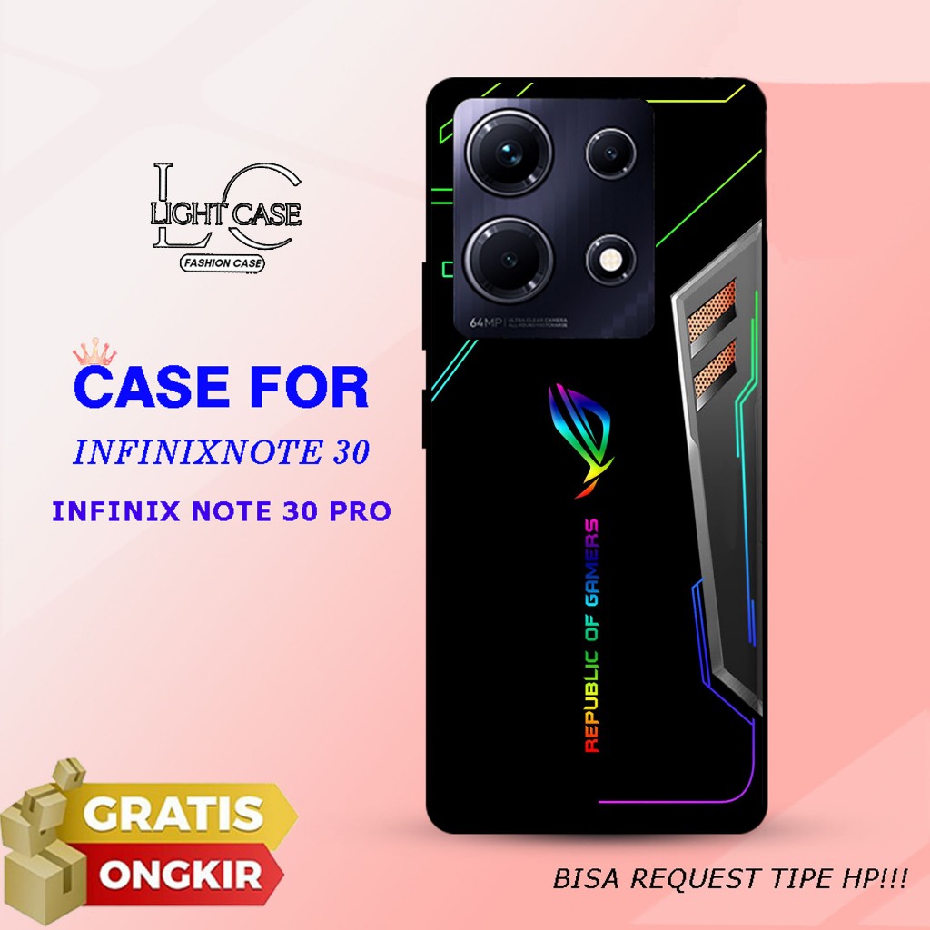 CASE GLOSSY INFINIX NOTE 30 / NOTE 30 PRO dan ALL TYPE SMARTPHONE & ANDROID Bisa request tipe Cassin