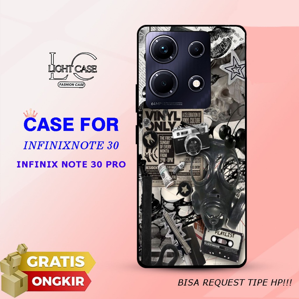 CASE GLOSSY INFINIX NOTE 30 / NOTE 30 PRO dan ALL TYPE SMARTPHONE & ANDROID Bisa request tipe Cassin
