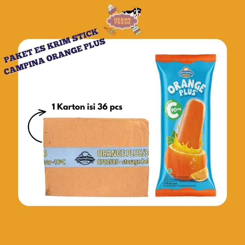 

Paket Es Krim Stick Campina Orange Plus