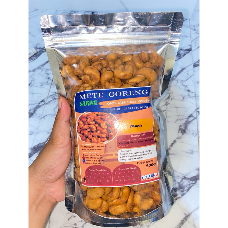 

Mete Goreng Manis Tepung 500gr