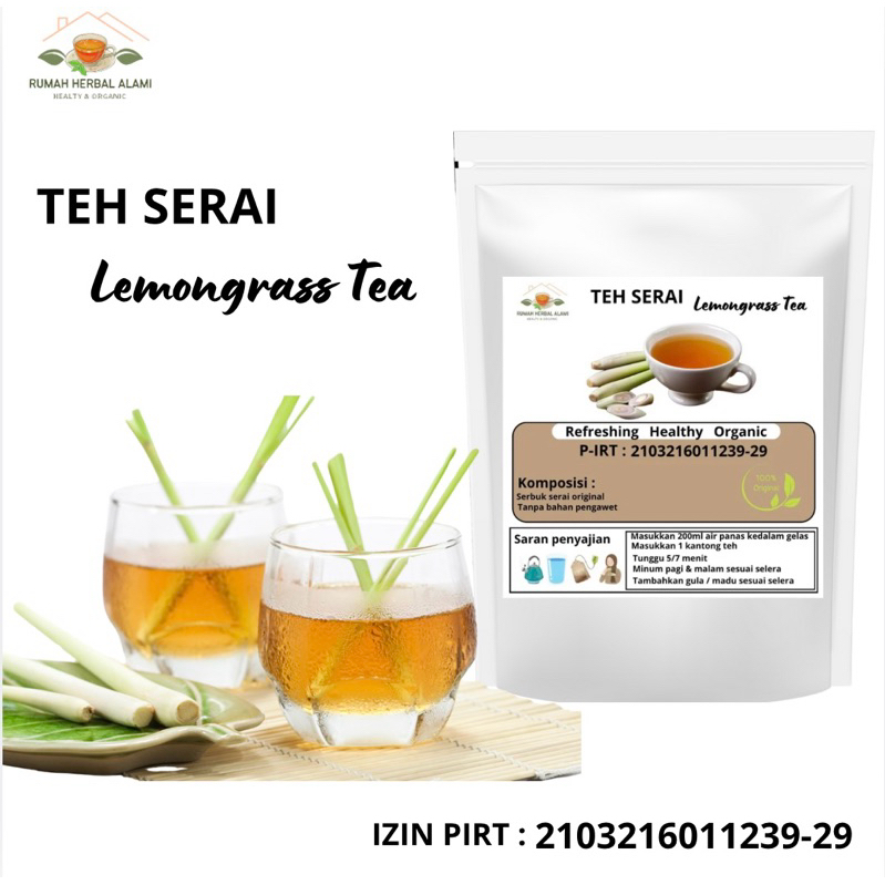 

Teh Celup Herbal serai / Lemongrass Tea isi 20&30pcs Tea