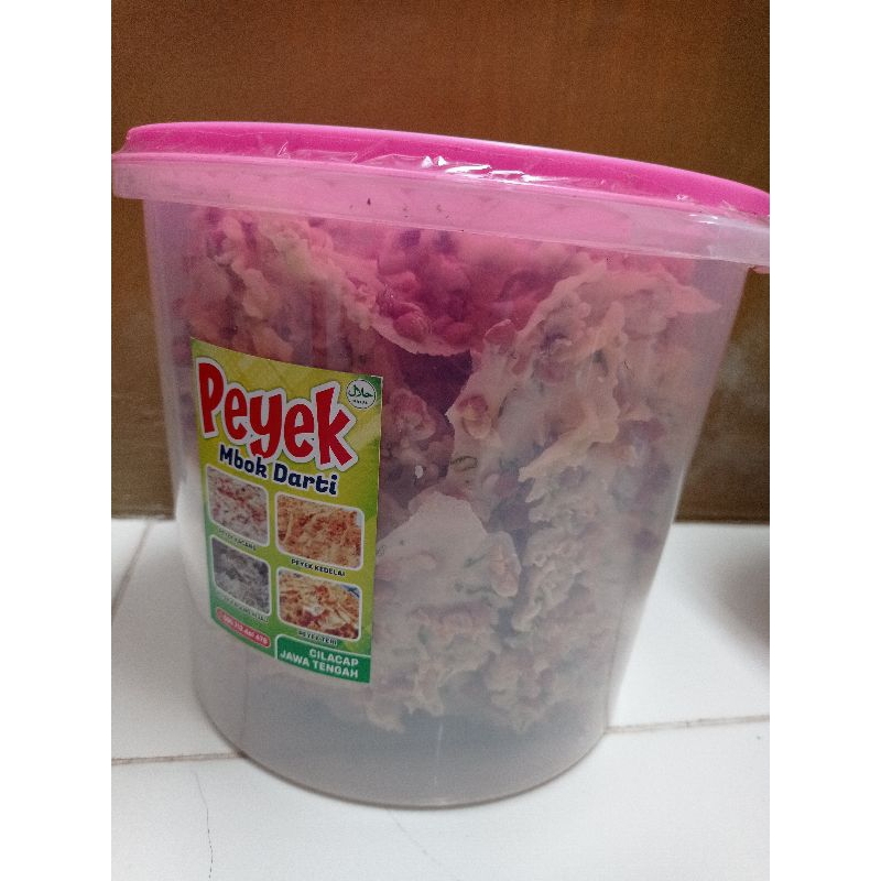 

peyek kacang tanah kering 5L jamin renyaahh nikmat dan gurihh