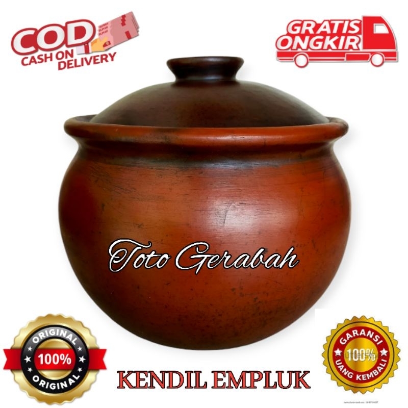 EMPLUK TANAH LIAT KENDIL NATURAL ALAMI PANCI REBUS PANCI GUDEG PANCI HERBAL