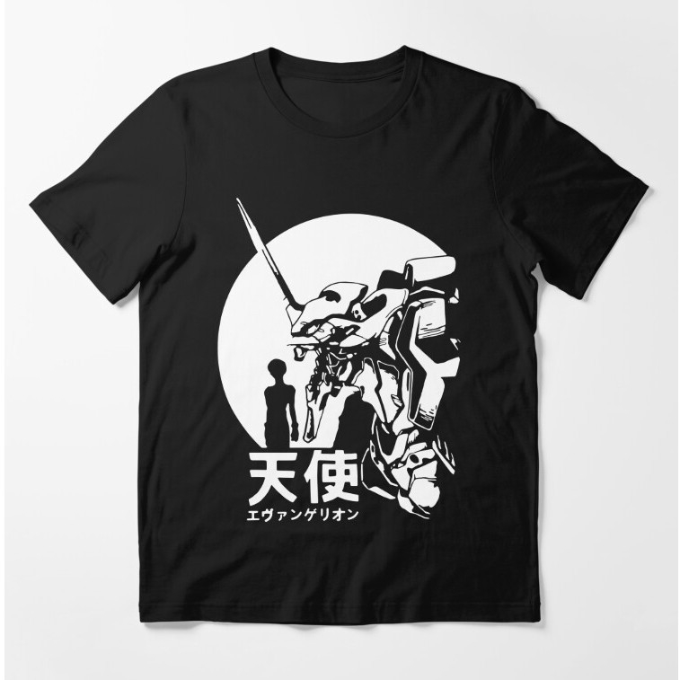 Kaos Polos Neon Genesis Evangelion Retro Vintage