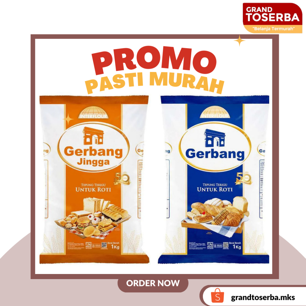 

TERIGU GERBANG BIRU DAN JINGGA 1KG