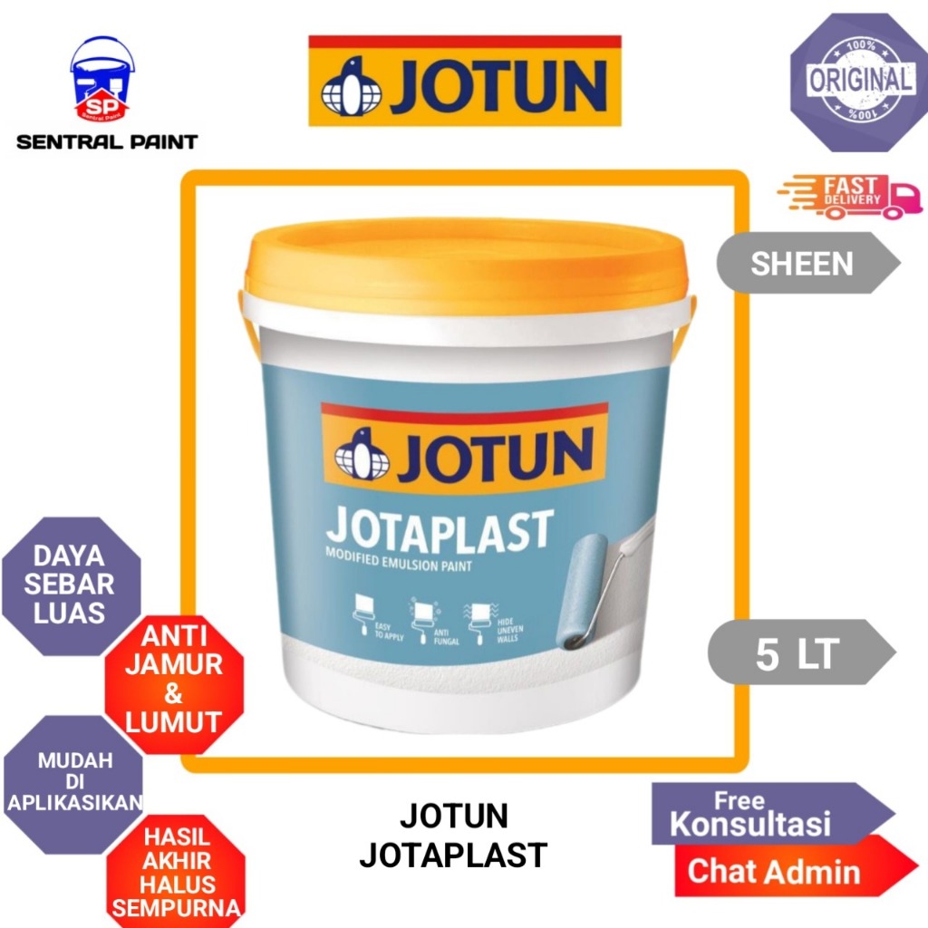 JOTUN JOTAPLAST / CAT TEMBOK JOTUN JOTAPLAST (5 LITER)