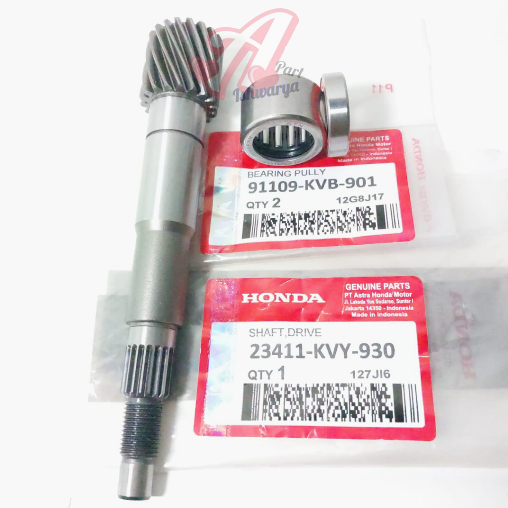 As Pully Shaft Drive Belakang Beat/Scoopy/Spacy Karbu KVY Lahar Bambu Pully CVT Vario Beat Spacy KVB