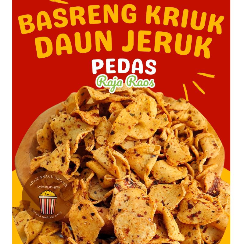 

BASRENG KRIUK RAJA RAOS/BASRENG KERING STIK VIRAL PEDAS ASIN DAUN JERUK 500GR /BASRENG BANDUNG