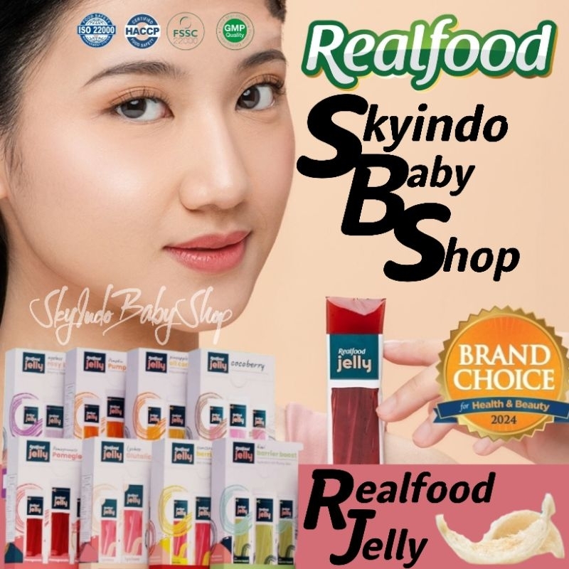 

Realfood Jelly 12 Sct ( Cemilan Kandungan Buah & Birdnest ) Bpom Halal