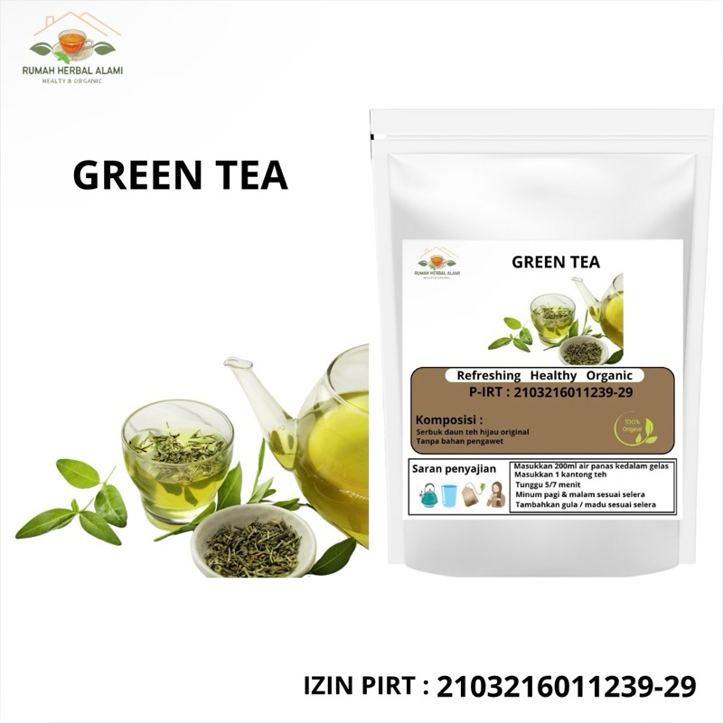 

TEH HIJAU ( GREEN TEA) isi 20&30pcs Tea