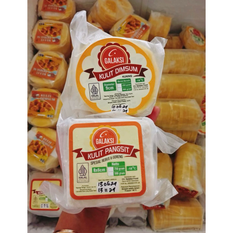 

GALAXY Kulit Dimsum Bulat Warna Kuning Isi -+ 100 Pcs