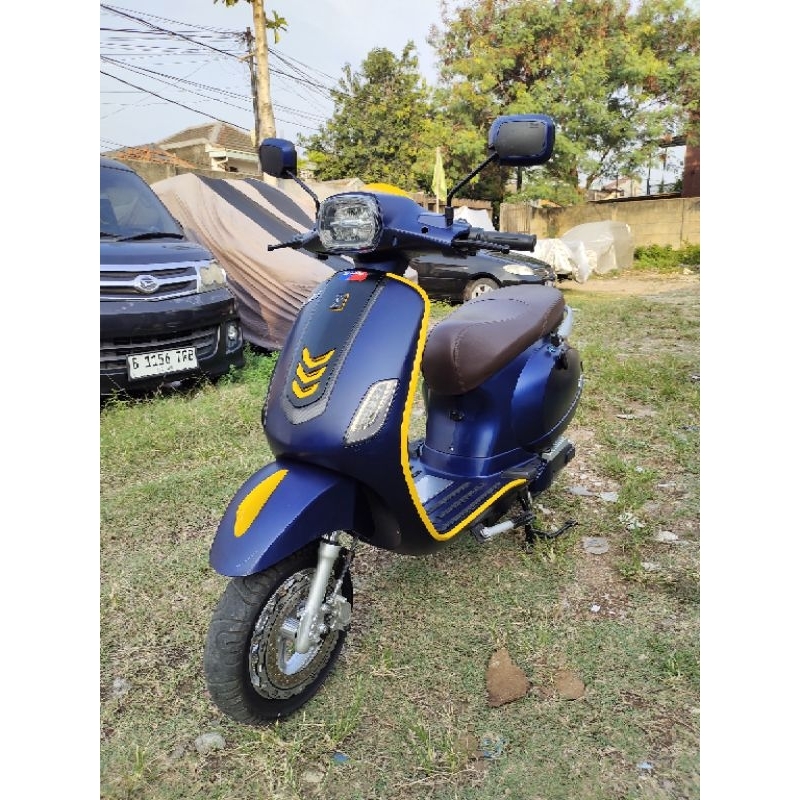 Motor Listrik Uwinfly T3S PRO Navy / Molis Vespa / Motor Listrik Vespa Uwinfly Biru Dongker bagus