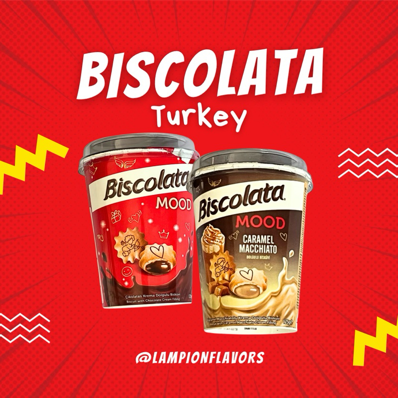 

[Ready Stock] Biscolata Mood - Cemilan Biskuit Coklat Turkey - Lampion Flavors