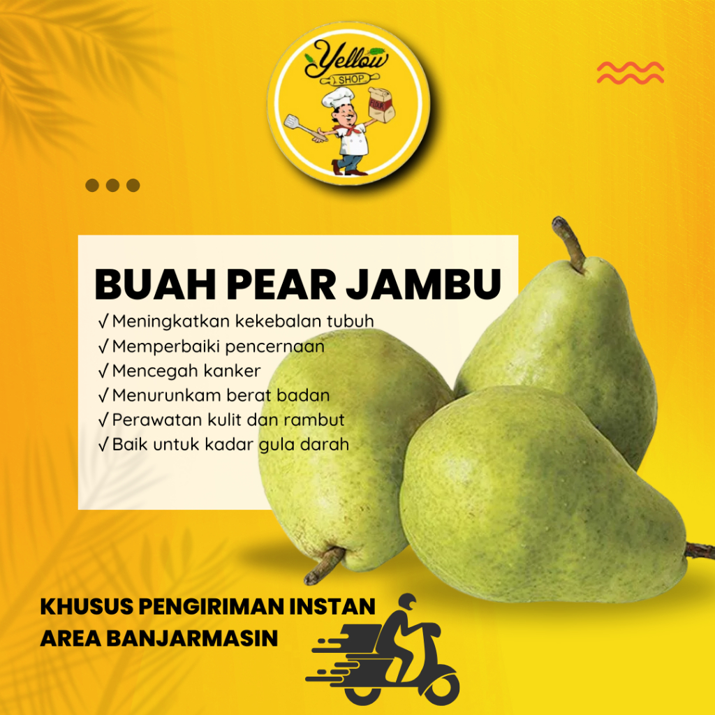 

BUAH PEAR JAMBU / BUAH FRESH (KHUSUS INSTAN AREA BANJARMASIN)