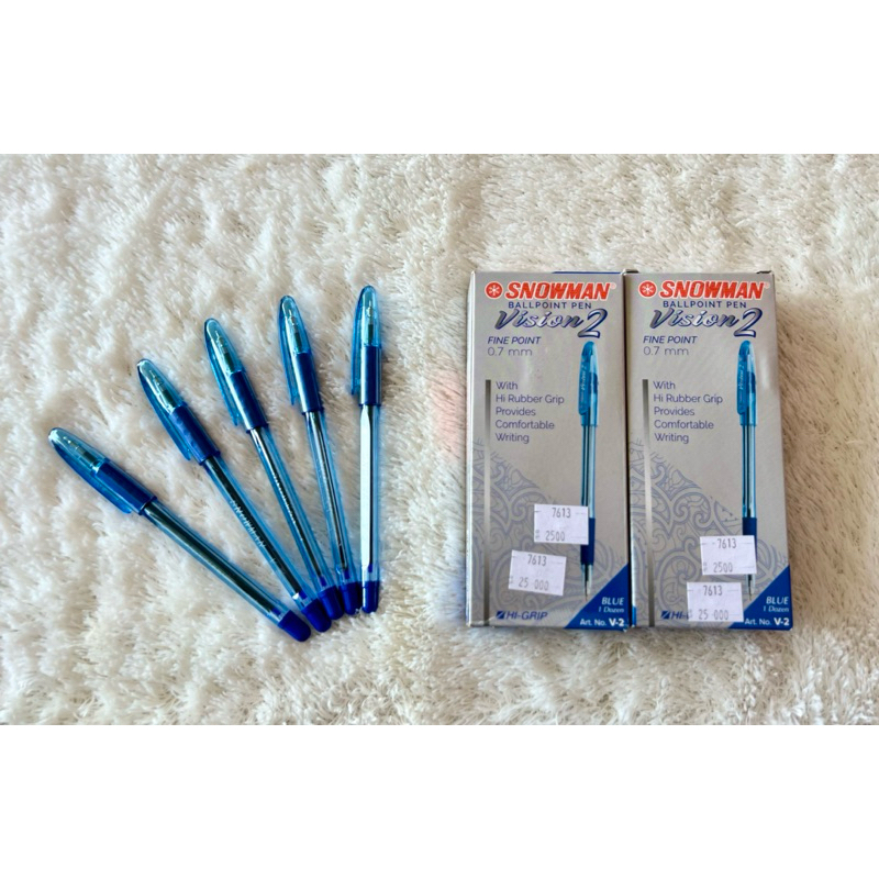 

pulpen snowman vision 2 fine point 0,7mm. ecer dan grosir