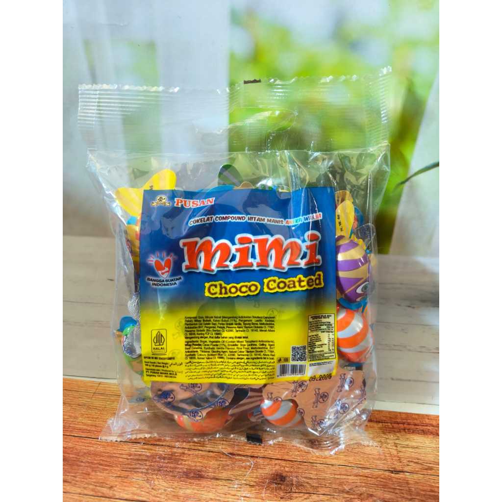 

(1 PACK = 45 PCS) PUSAN MIMI CHOCO COATED IKAN