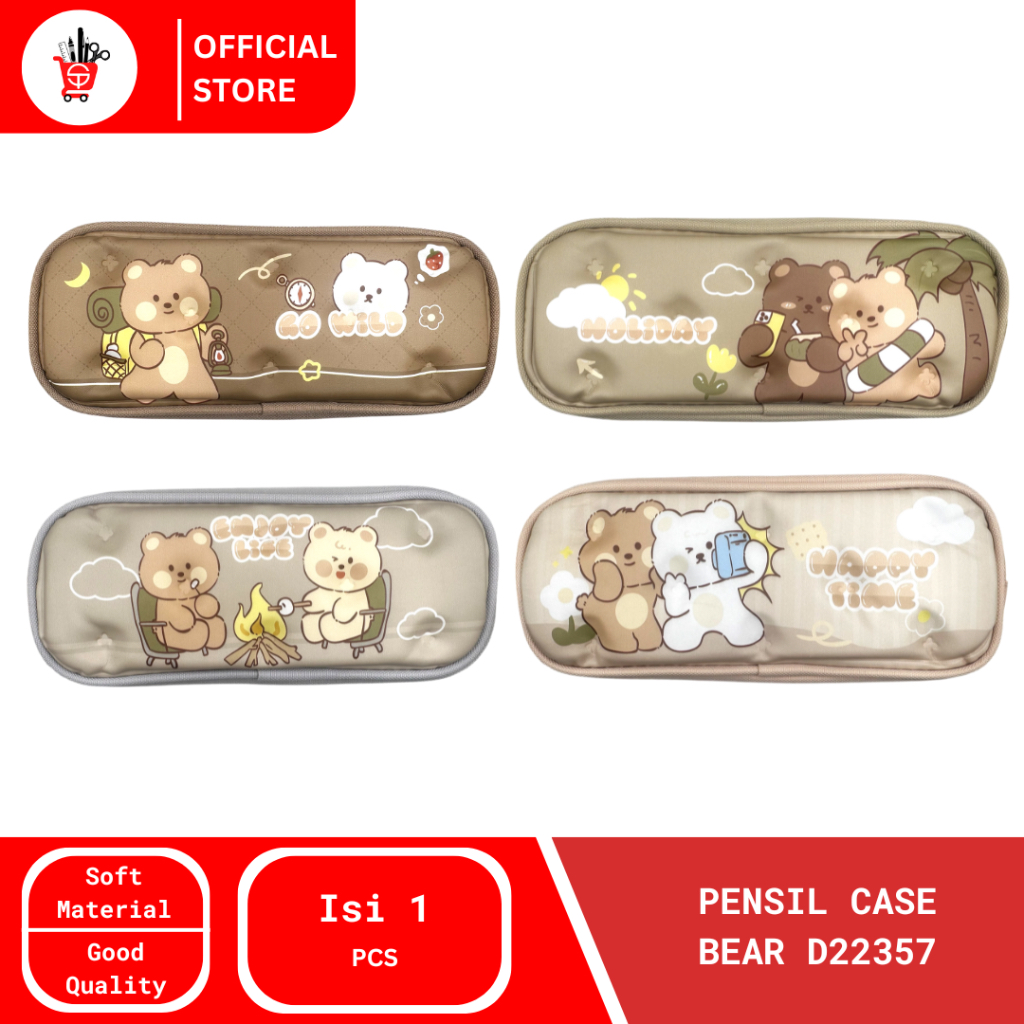 

Tempat Pensil | Kotak Pensil | Pencil Case Bear CY-D22357 (1 PCS)