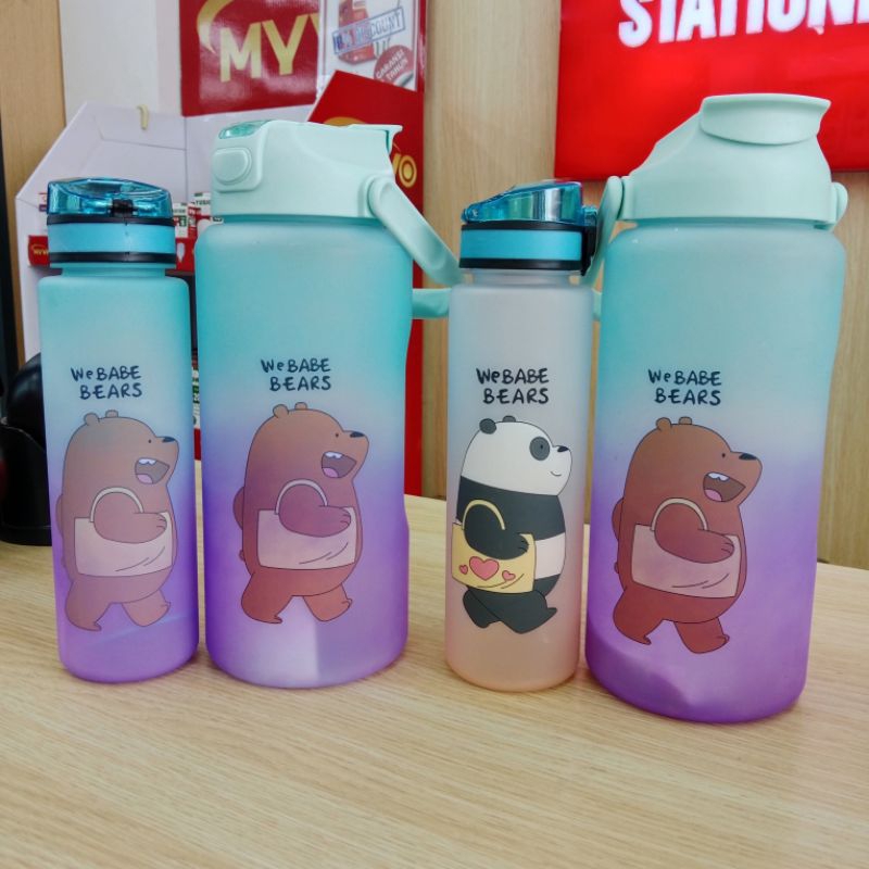 Botol Minum Tumbler Gradasi Couple 1 Set isi 2 Botol