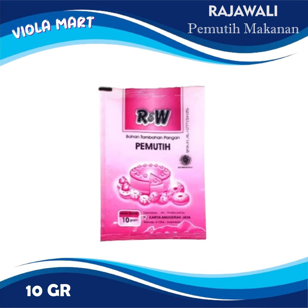 

PEMUTIH Merk R&W Rajawali / Pemutih Makanan GOOD QUALITY {Tersedia Harga Grosir}