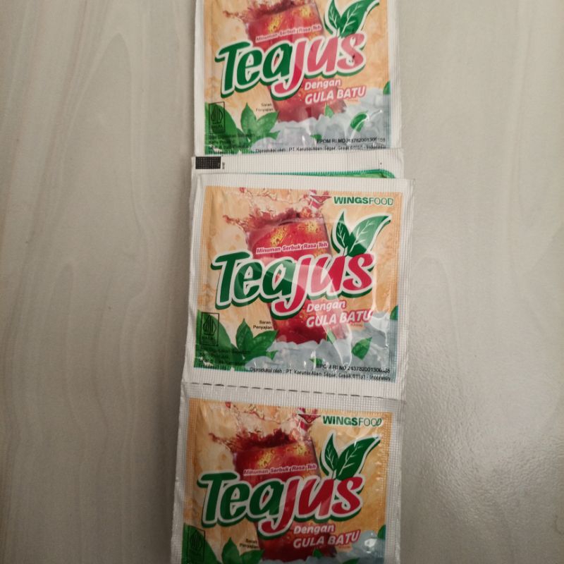 

Tea Jus Rasa Gula Batu / 1 Renceng (10 sachet)